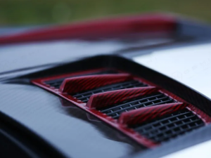 Mercedes Benz SLK Air Extractor Hood Intake Cover - Carbon Fiber - R172